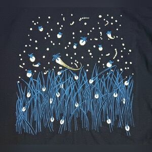 Diana Dee Tyler Glow In The Dark Firefly Shirt Size XL